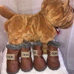 NEWDog Boots Waterproof Shoes Winter Warm Skidproof Sneakers For Very Small